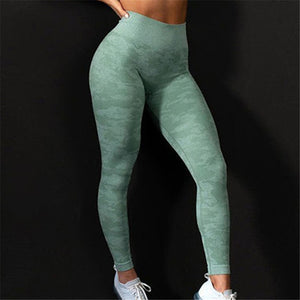 NADANBAO Fitness Pants Women Leggings Camouflage Female Workout Leggins High Waist Flexible Gym Sporting  Leggin Plus Size