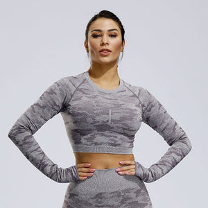 NADANBAO Fitness Pants Women Leggings Camouflage Female Workout Leggins High Waist Flexible Gym Sporting  Leggin Plus Size