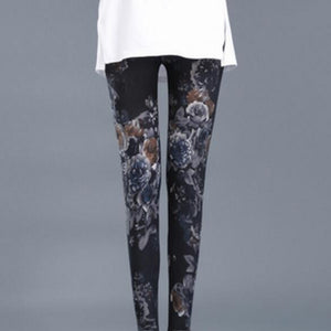 VISNXGI New Woman Fashion Jeans Print Denim Ankle-Length Imitation Skinny Jeans Holes Spandex Straight Slim Jeans Women Leggings