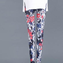 Load image into Gallery viewer, VISNXGI New Woman Fashion Jeans Print Denim Ankle-Length Imitation Skinny Jeans Holes Spandex Straight Slim Jeans Women Leggings
