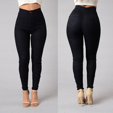 Load image into Gallery viewer, High Waist Stretch Jeans Slim Pencil Trouser Women Clothing Pants Sexy Women Lady Denim Skinny Pants S-3XL
