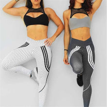 Load image into Gallery viewer, 2 Styles Women Spot Printing Outdoor Sporting High Waist Leggings New Style Sportswear Elastic Force Slim Leggings For Ladies
