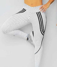 Load image into Gallery viewer, 2 Styles Women Spot Printing Outdoor Sporting High Waist Leggings New Style Sportswear Elastic Force Slim Leggings For Ladies

