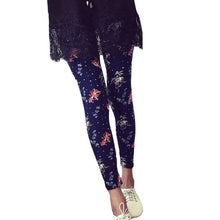 Load image into Gallery viewer, VISNXGI New Woman Fashion Jeans Print Denim Ankle-Length Imitation Skinny Jeans Holes Spandex Straight Slim Jeans Women Leggings
