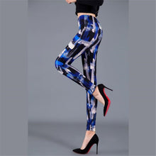 Load image into Gallery viewer, VISNXGI New Woman Fashion Jeans Print Denim Ankle-Length Imitation Skinny Jeans Holes Spandex Straight Slim Jeans Women Leggings
